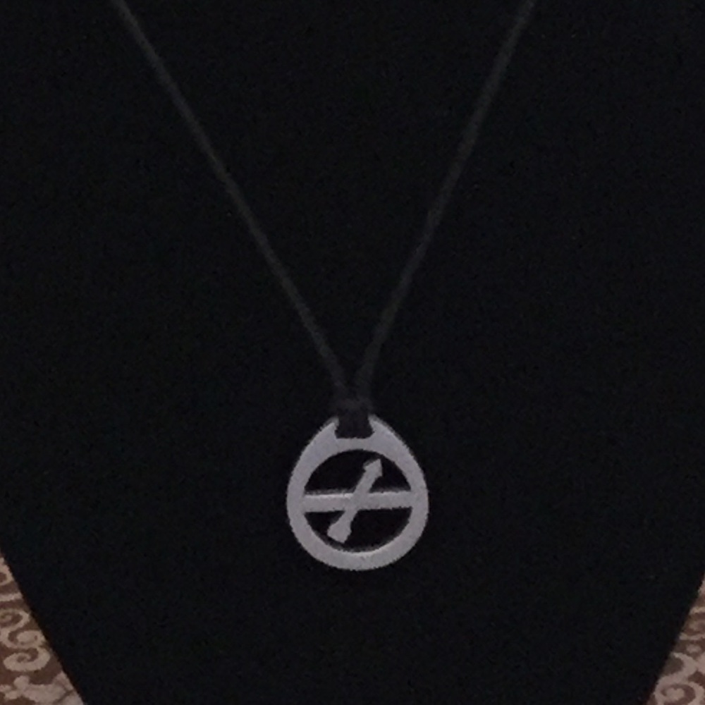 Aitkens Pewter Cord Necklace